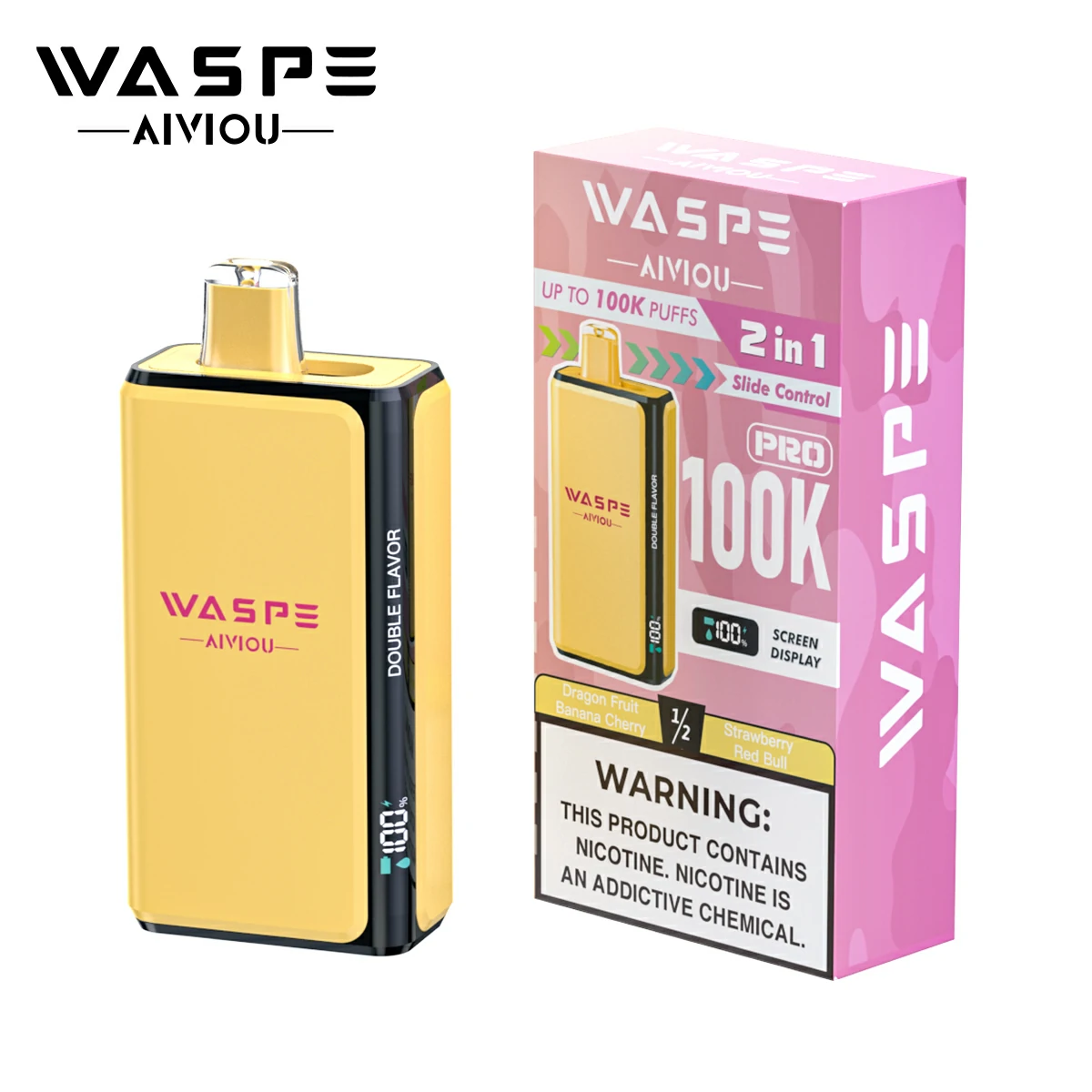 Waspe 100000 Puffs 2-in-1 Disposable Vape, photo 5