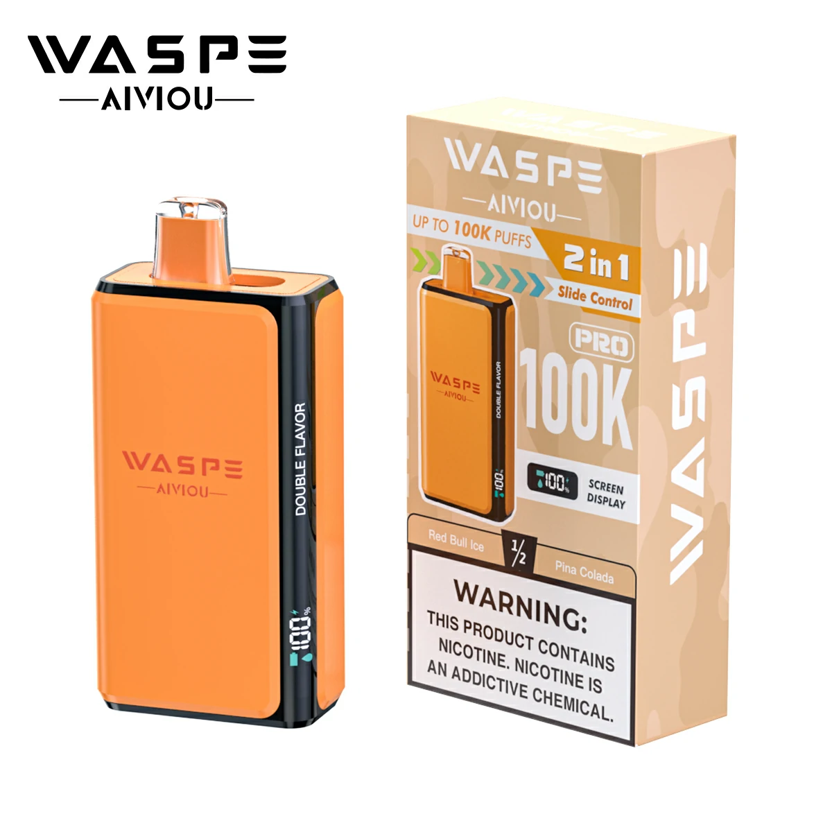 Waspe 100000 Puffs 2-in-1 Disposable Vape, photo 6