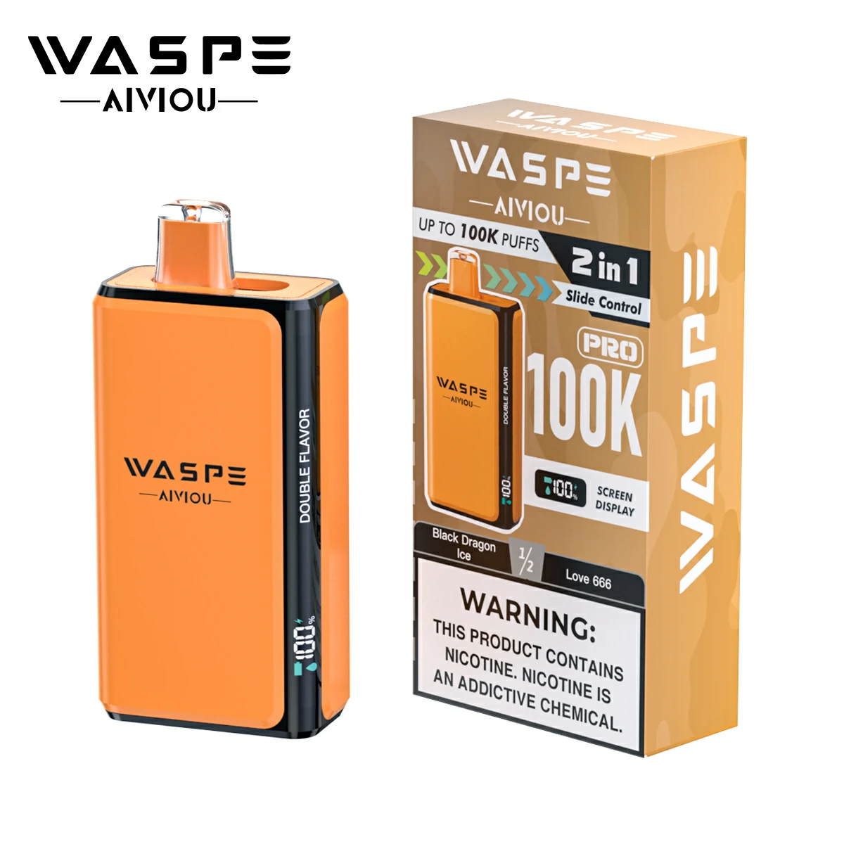 Waspe 100000 Puffs 2-in-1 Disposable Vape, photo 7