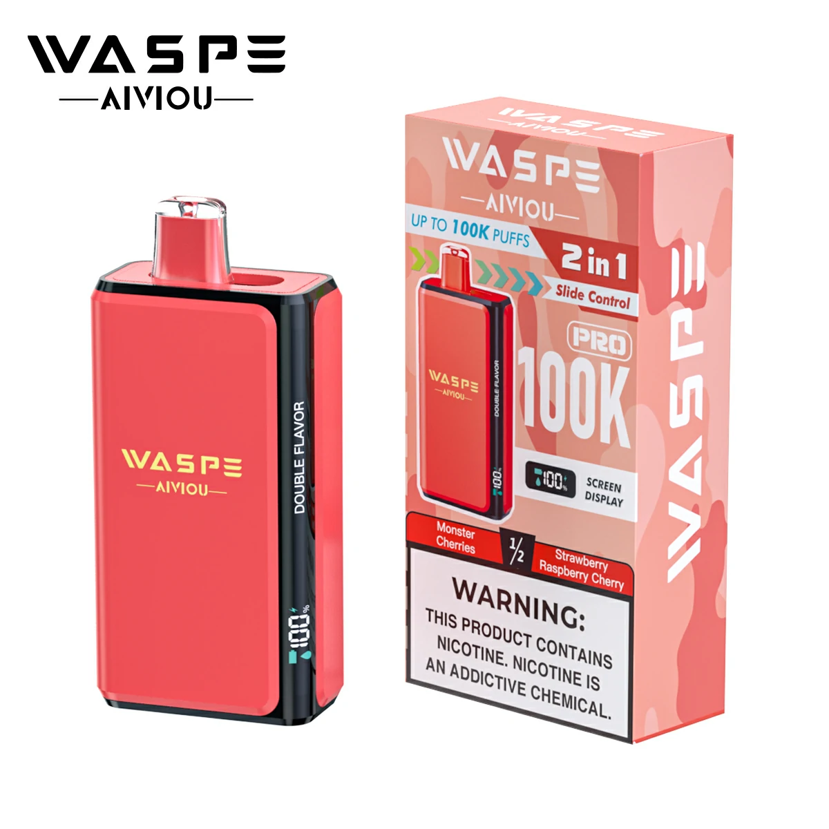 Waspe 100000 Puffs 2-in-1 Disposable Vape, photo 8
