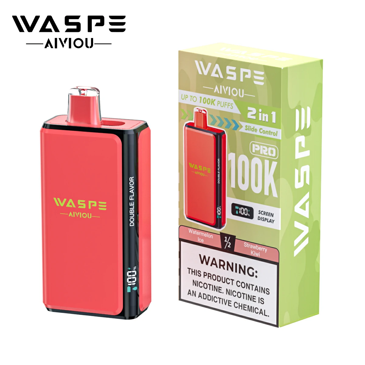 Waspe 100000 Puffs 2-in-1 Disposable Vape, photo 9