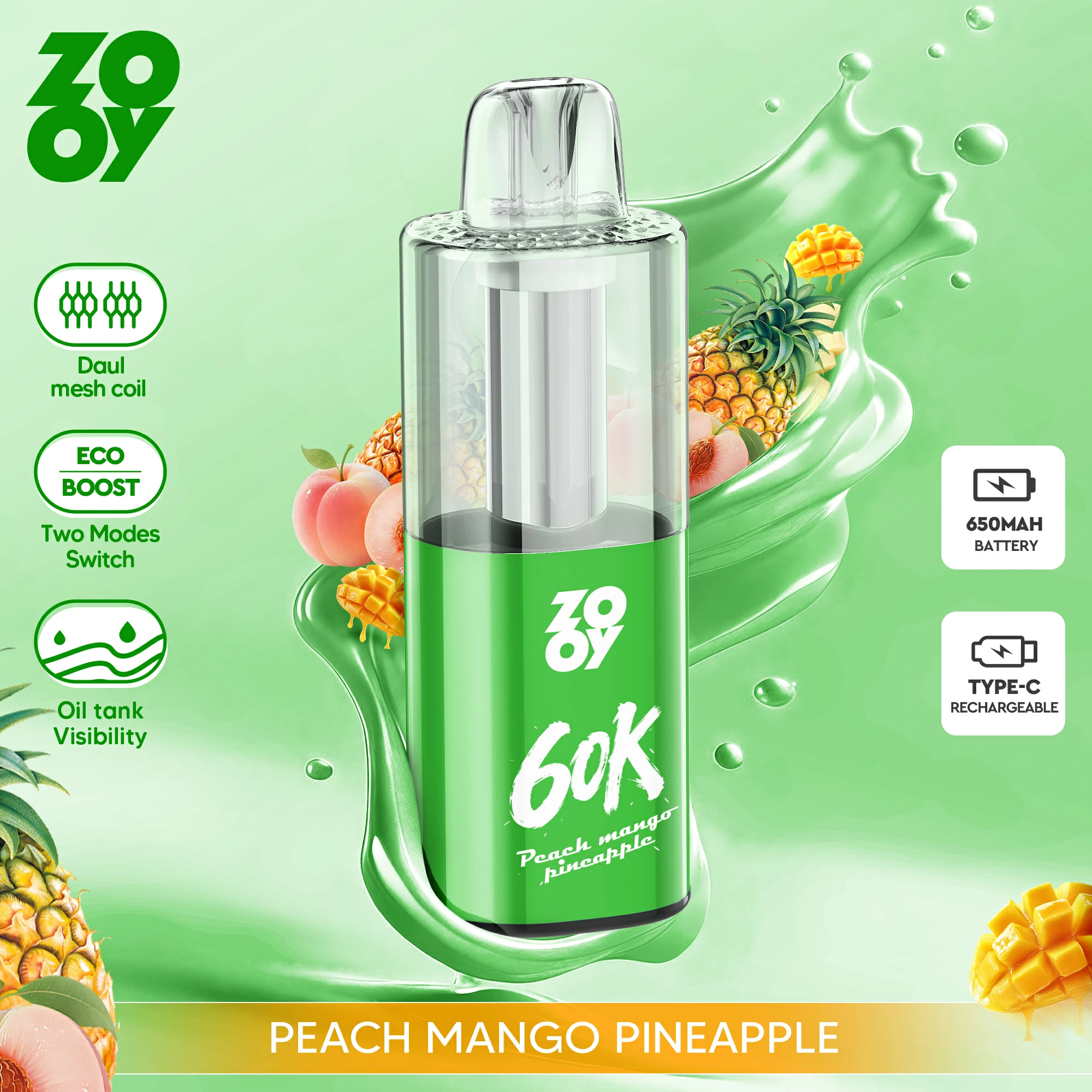 Zooy 60000 Puffs Disposable Vape