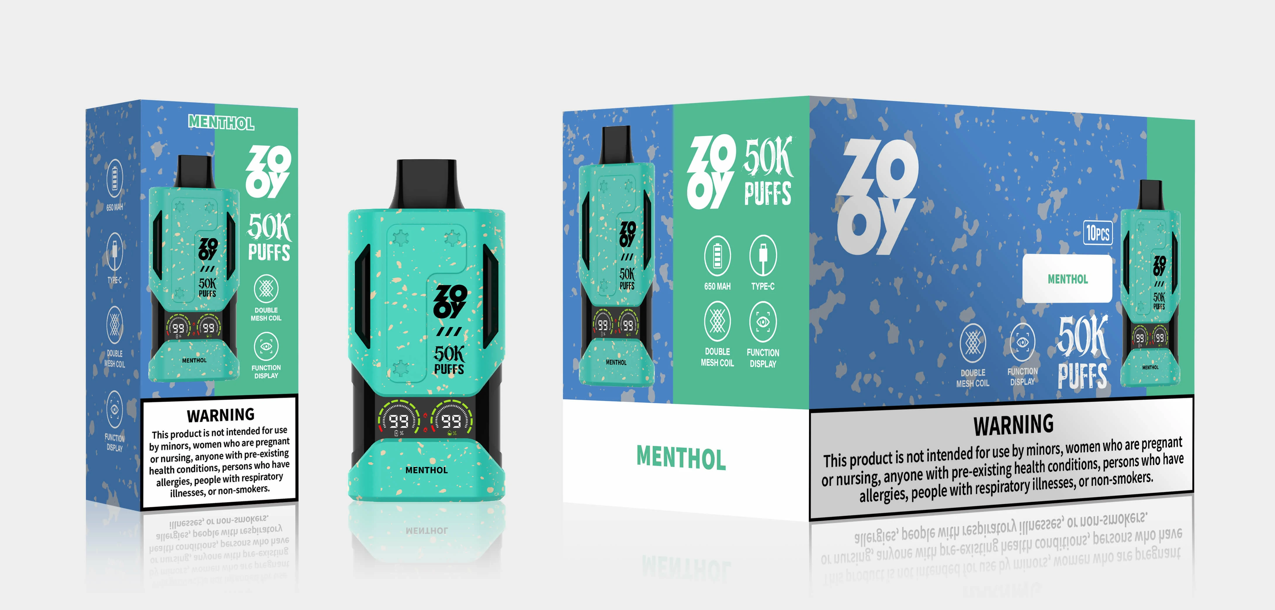 Zooy 50000 Puffs Mecha Disposable Vape, photo 4